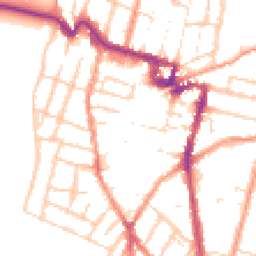 Daytime road noise heatmap for ME7 4PR