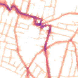 Daytime road noise heatmap for ME7 4PU