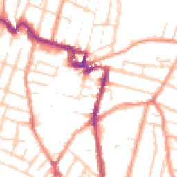 Daytime road noise heatmap for ME7 4QA
