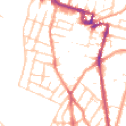 Daytime road noise heatmap for ME7 4RX