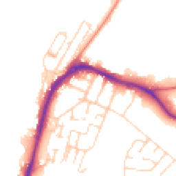 Daytime road noise heatmap for ME7 5AQ