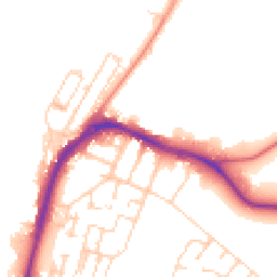 Daytime road noise heatmap for ME7 5AT