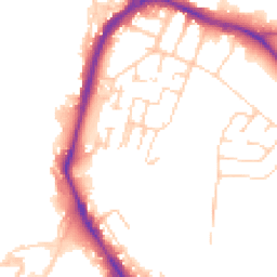 Daytime road noise heatmap for ME7 5BJ