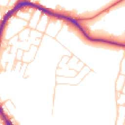 Daytime road noise heatmap for ME7 5BX