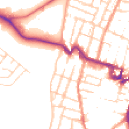 Daytime road noise heatmap for ME7 5EY