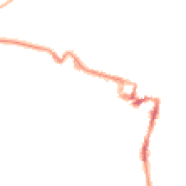 Night-time road noise heatmap for ME7 5FA