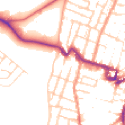 Daytime road noise heatmap for ME7 5HA
