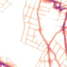 Daytime road noise heatmap for ME7 5JB