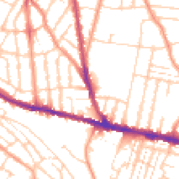 Daytime road noise heatmap for ME7 5LF