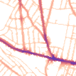 Daytime road noise heatmap for ME7 5NA
