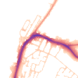 Daytime road noise heatmap for ME7 5RW