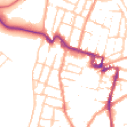 Daytime road noise heatmap for ME7 5TX