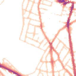 Daytime road noise heatmap for ME7 5UX