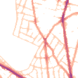 Daytime road noise heatmap for ME7 5XD