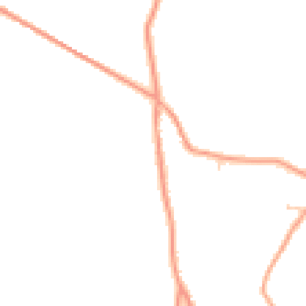 Daytime road noise heatmap for ME9 0AG