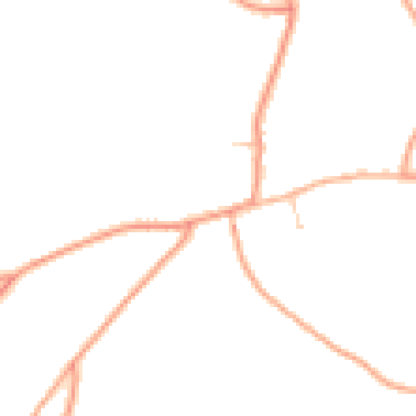 Daytime road noise heatmap for ME9 0BH