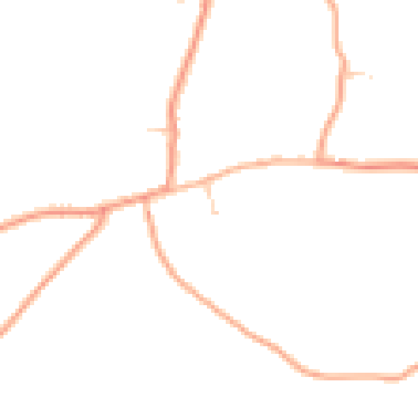 Daytime road noise heatmap for ME9 0BQ