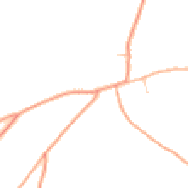 Daytime road noise heatmap for ME9 0BX