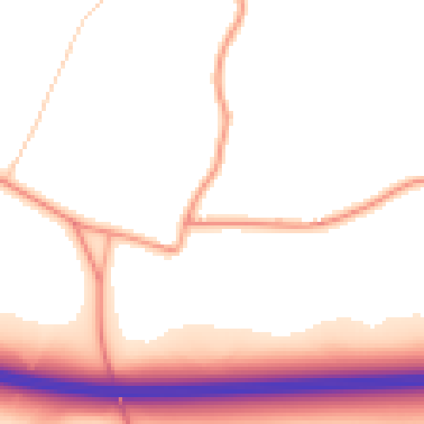 Daytime road noise heatmap for ME9 0QU