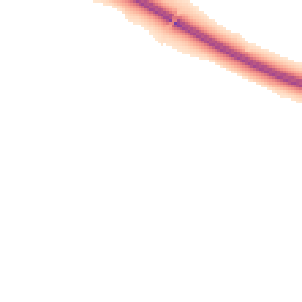 Night-time road noise heatmap for ME9 0SE