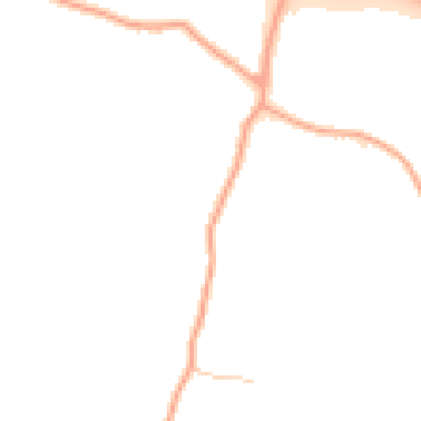 Daytime road noise heatmap for ME9 0SQ