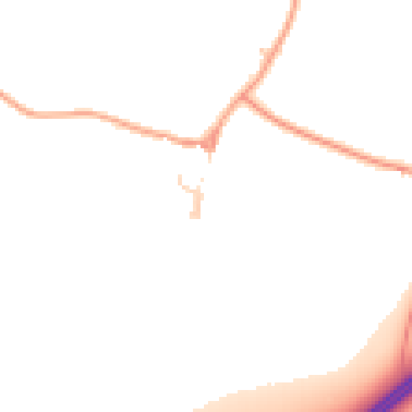 Daytime road noise heatmap for ME9 7FF