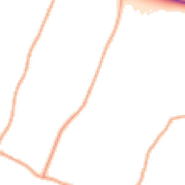 Daytime road noise heatmap for ME9 7LZ