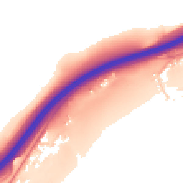 Daytime road noise heatmap for ME9 7PS