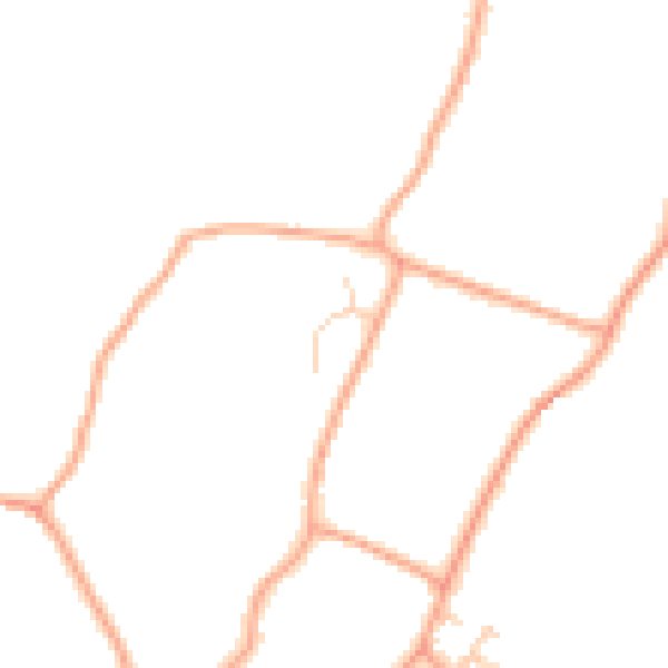 Daytime road noise heatmap for ME9 7TN