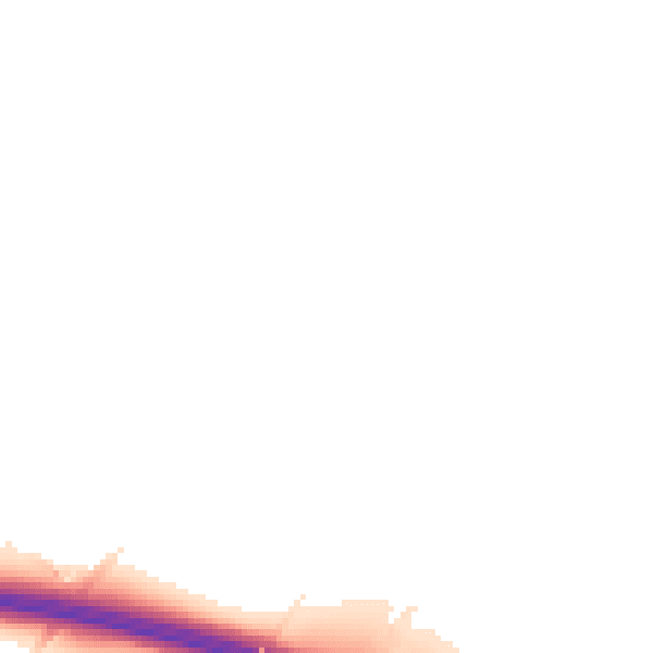 Night-time road noise heatmap for ME9 7TR