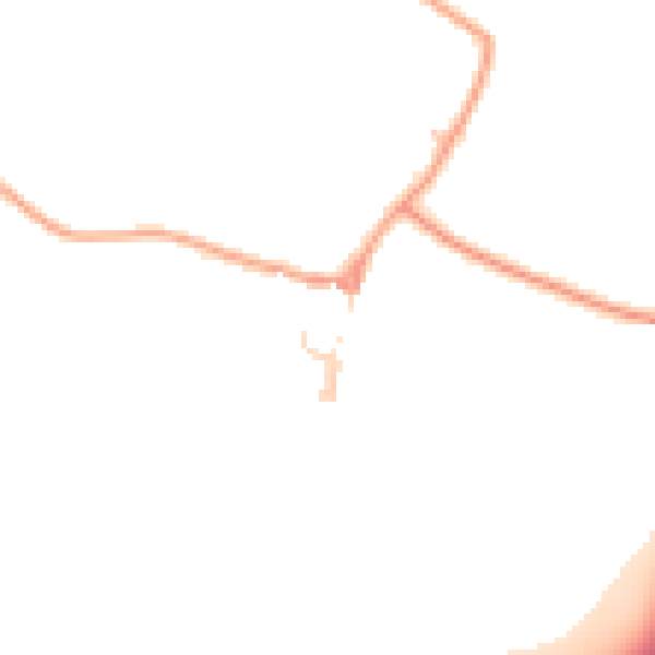 Daytime road noise heatmap for ME9 7UG