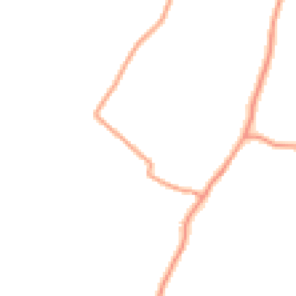 Daytime road noise heatmap for ME9 8AR