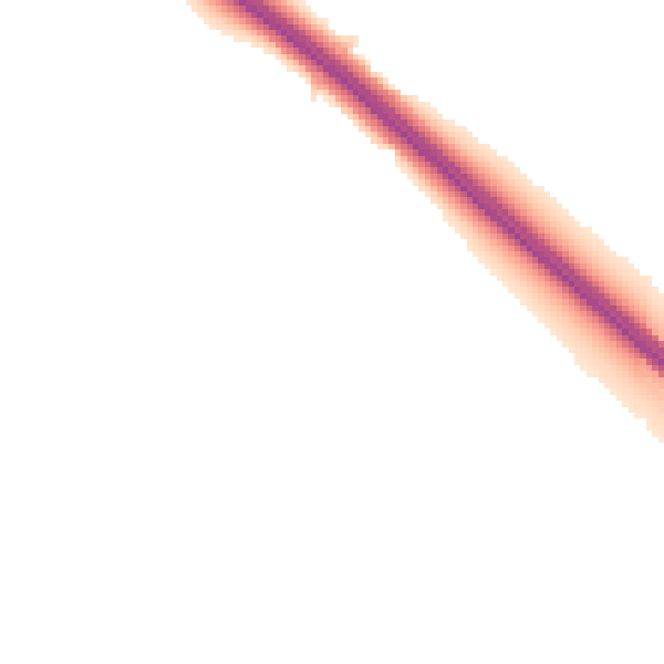 Night-time road noise heatmap for ME9 8EL