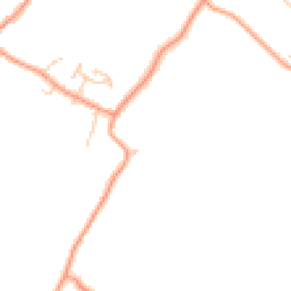 Daytime road noise heatmap for ME9 8HY
