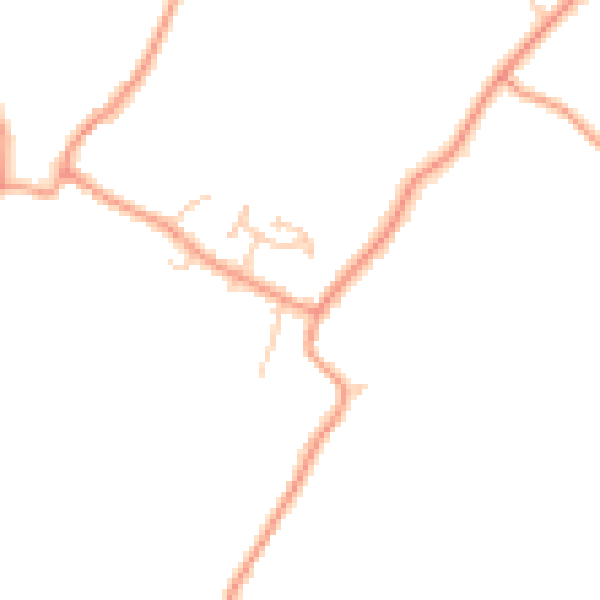 Daytime road noise heatmap for ME9 8JH