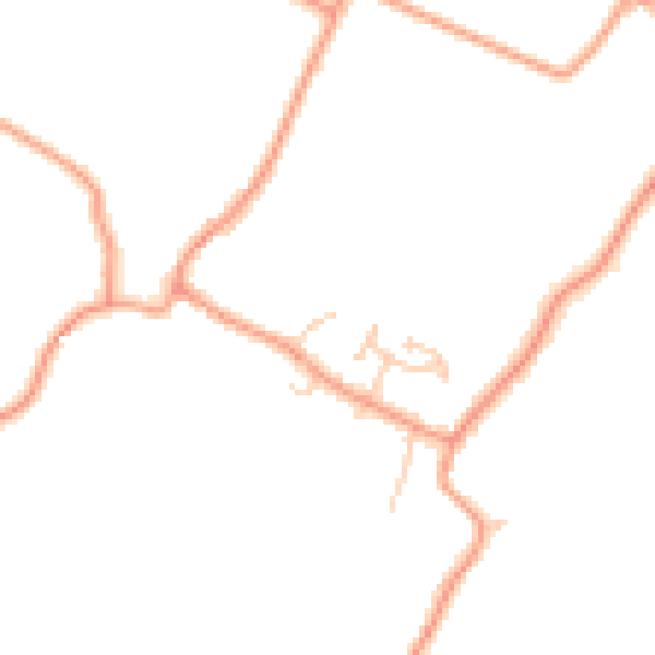 Daytime road noise heatmap for ME9 8JQ