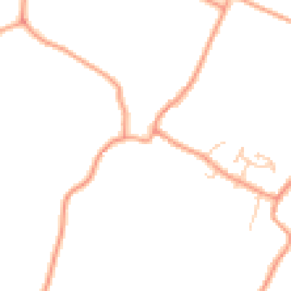 Daytime road noise heatmap for ME9 8JR
