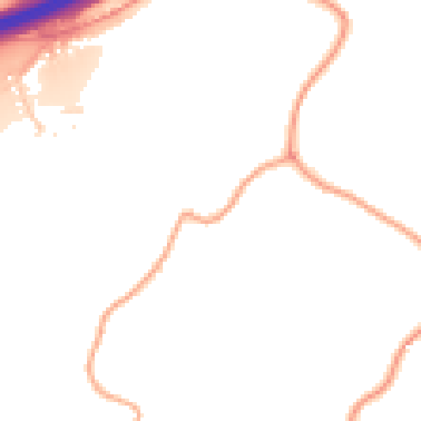 Daytime road noise heatmap for ME9 8JT