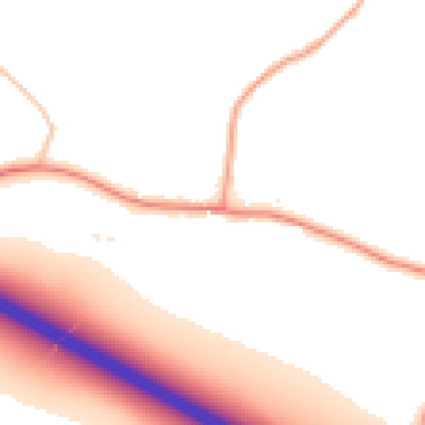 Daytime road noise heatmap for ME9 8LA