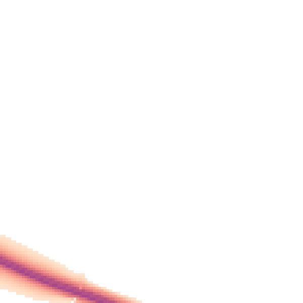 Night-time road noise heatmap for ME9 8LE