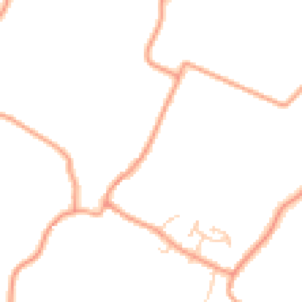 Daytime road noise heatmap for ME9 8LR