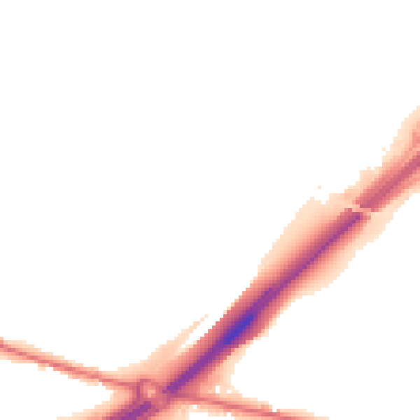Night-time road noise heatmap for ME9 8PB