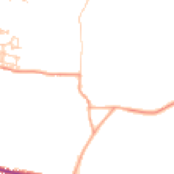Daytime road noise heatmap for ME9 9AP