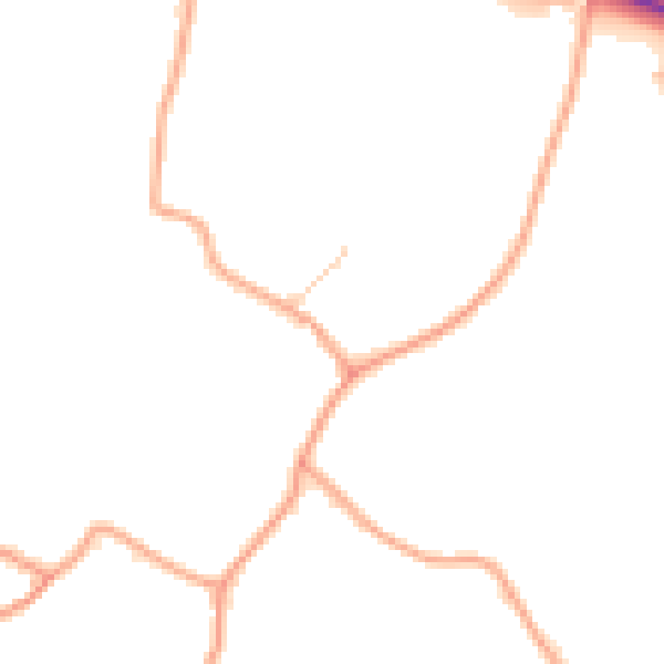 Daytime road noise heatmap for ME9 9JT