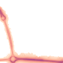 Night-time road noise heatmap for MK10 0AQ