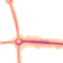 Night-time road noise heatmap for MK10 0BA