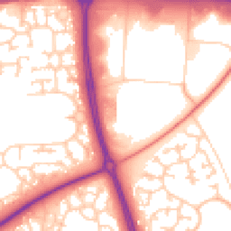 Daytime road noise heatmap for MK10 0DE