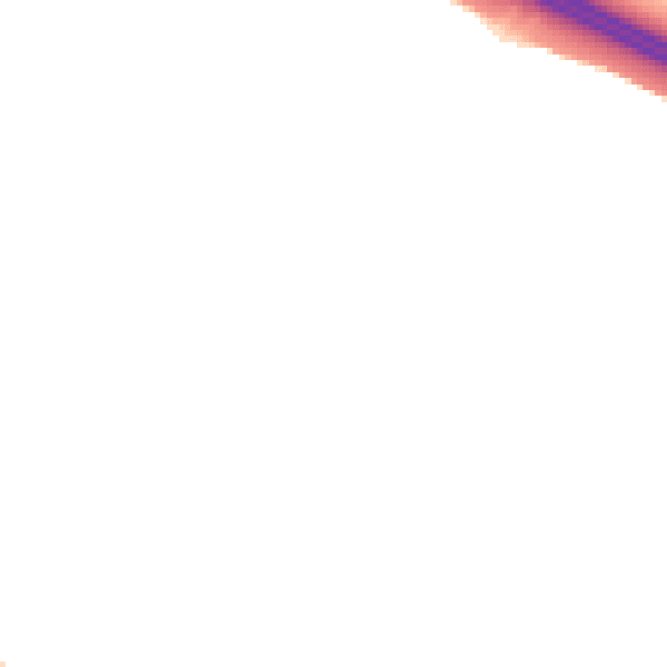 Night-time road noise heatmap for MK10 7AA