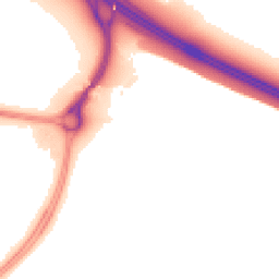 Night-time road noise heatmap for MK10 7AB