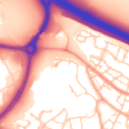 Daytime road noise heatmap for MK10 7AD